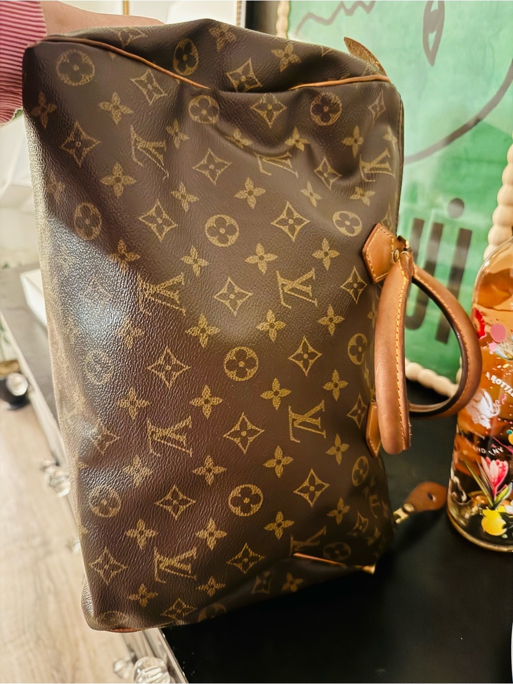Vintage Louis Vuitton Speedy 35 mono, original owner, GUC - Picture 5 of 8